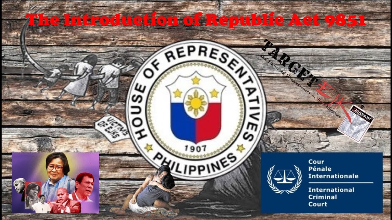 THE INTRODUCTION OF REPUBLIC ACT 9851 - YouTube