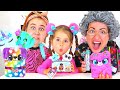 Ruby and Bonnie Play Back to School Switch Up Challenge for children