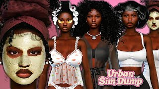 URBAN PAJAMA LOOKBOOK ?? + CC Folder | Sims 4 Create a Sim