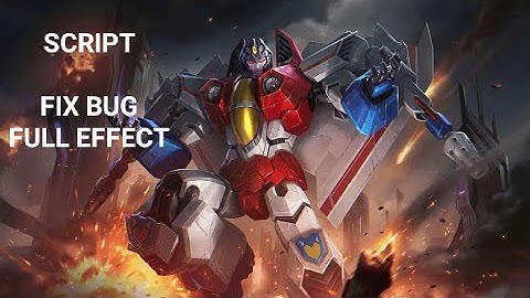 SCRIPT SKIN ALDOUS TRANSFORMERS "STARSCREAM" (NO PASSWORD • FULL EFFECT • FIX BUG)