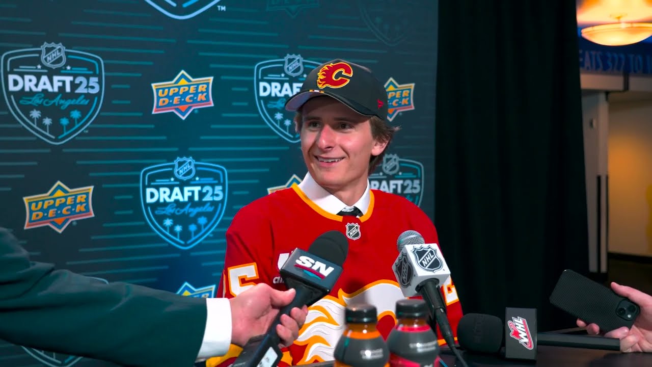Calgary Flames Select North Dakota Commit Cole Reschny Selected 18th Overall
