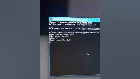 Connect two computer using Python