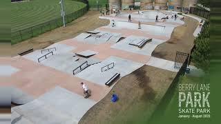 4K Berry Lane Skate Park Time-lapse from Work Zone Cam