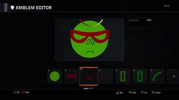 Call of Duty  -  Black Ops III NINJA TURTLE EMBLEM TUTORIAL!!!