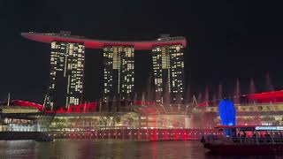 Spectra Light \& Water Show | Marina Bay Sands Singapore ✨🌊 #traveldiaries #Singapore #lightshow