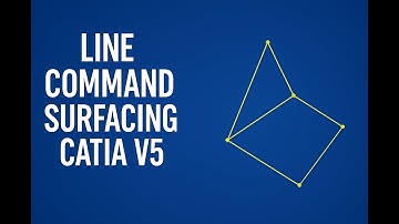 CATIA V5 Line Command Tutorial for Beginners | step-by-step guide