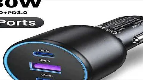 UGREEN 130W USB C Car Charger For Xiaomi iPhone 15 Samsung Galaxy S24 Laptops Tabet P