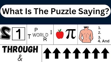 What is the Puzzle Saying? Can You Solve These Before Time Runs Out? | Puzzle Challenge #5