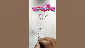 Maths Percentage Problem Express By Sooraj Kerketta Sir