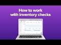 How to work with inventory checks in poster