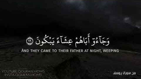 من سوره يوسف بصوت القارئ محمد مصطفي