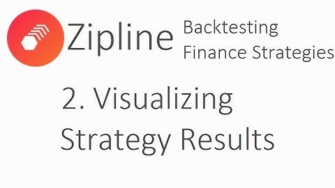 Visualizing Strategy Metrics - Zipline Tutorial local backtesting and finance with Python p.2