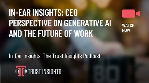 In-Ear Insights: CEO Perspective on Generative AI and the Future of Work