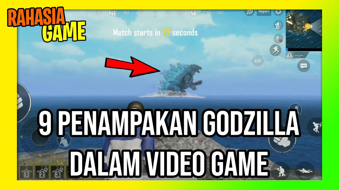 9 Easter Eggs Godzilla yang ditemukan di semua game - YouTube