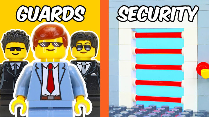 I protected a LEGO PRESIDENT...