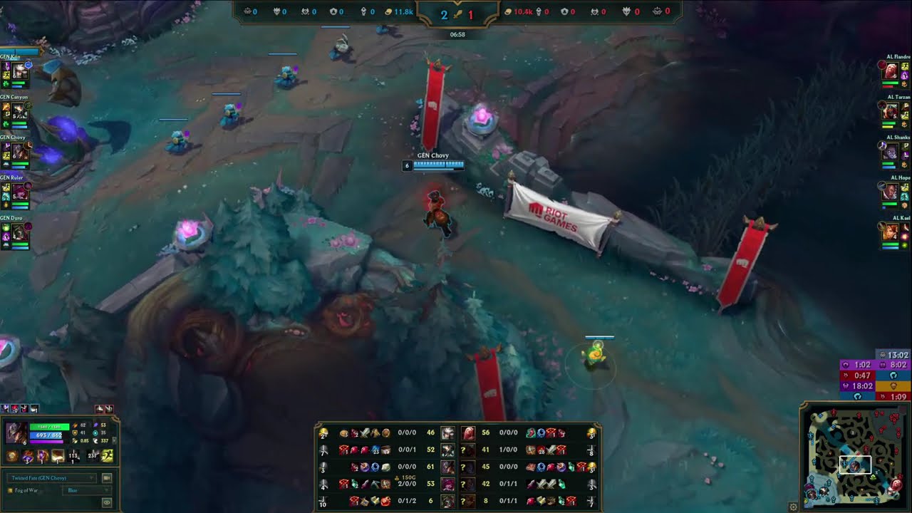 EWC 2025 Grand Final: GEN vs AL Game 5 (GEN Chovy Twisted Fate Mid POV)