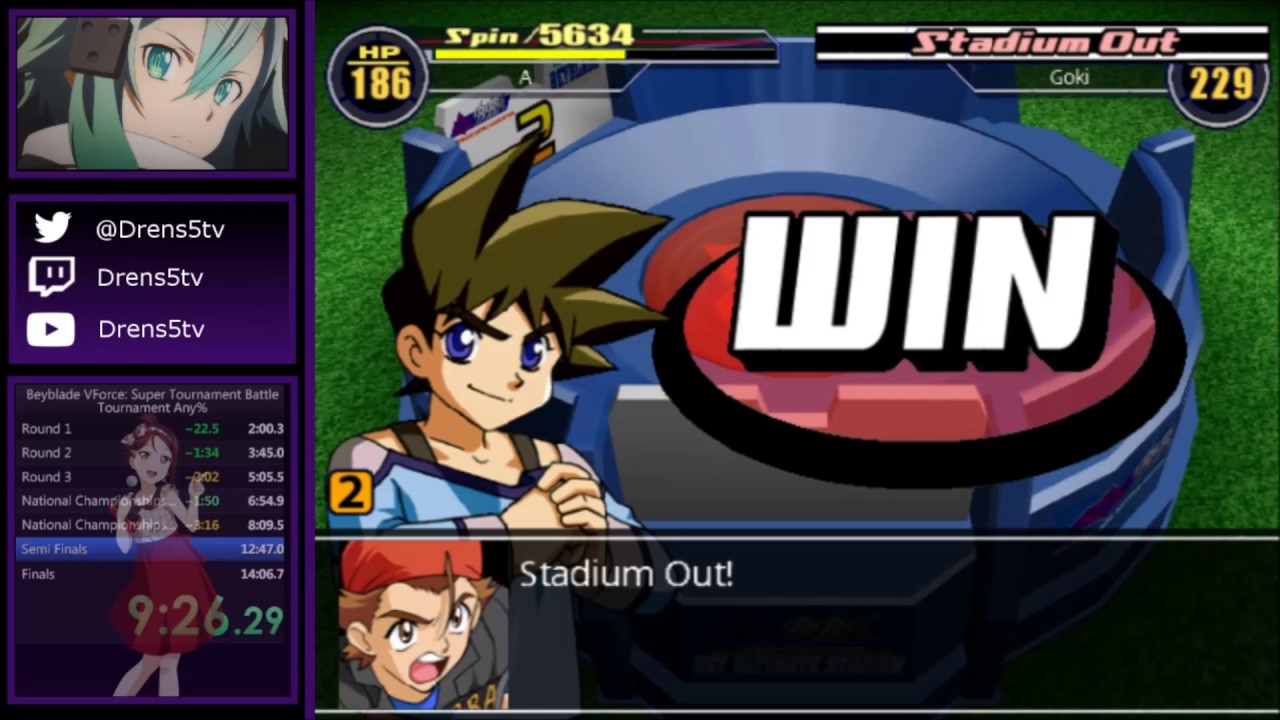 Beyblade VForce Super Tournament Battle Tournament Any Speedrun