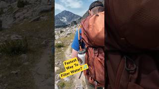 Backcountry hydration just got way easier #camping #survival #gear