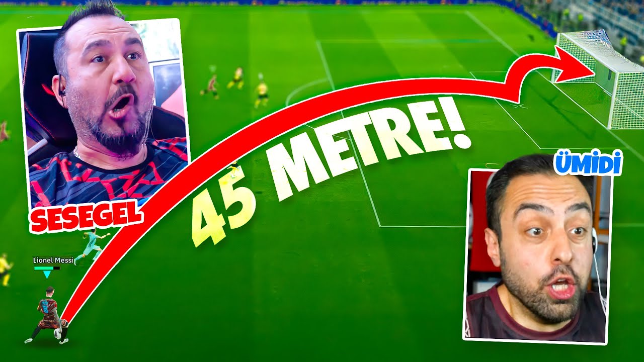 TAM 45 METRE MESSİ GOL !| ÜMİDİ İLE 5 CHALLANGE
