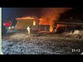 У переселенцев сгорел дом. Тушили всю ночь...