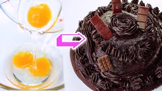 SLIME COOKING🍫 CHOCOLATE CAKE🎂// Baking + ASMR
