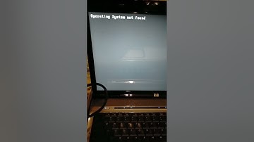 Operating system not found Windows 7