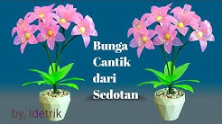 Diy Cara Membuat Bunga Cantik dari Sedotan dan Plastik Kresek - Durasi: 7.33. 