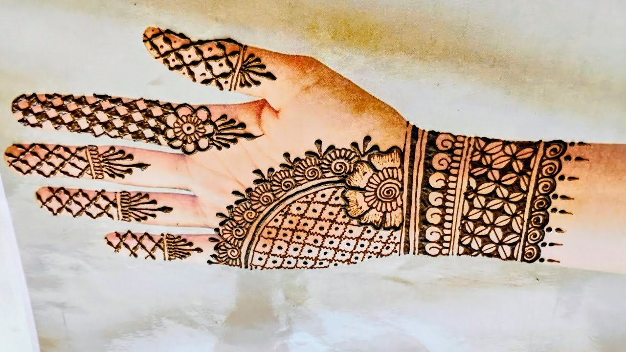 Latest beautiful stylish mahendi disign ll simple unique creative mahendi disign ll Henna 