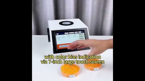 Color Spectrophotometer for Masterbatches & Powder Samples with Large Measurement Area: 50mm