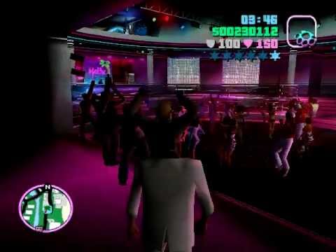 GTA Vice City Easter Egg: Funny Malibu Club Dancer.