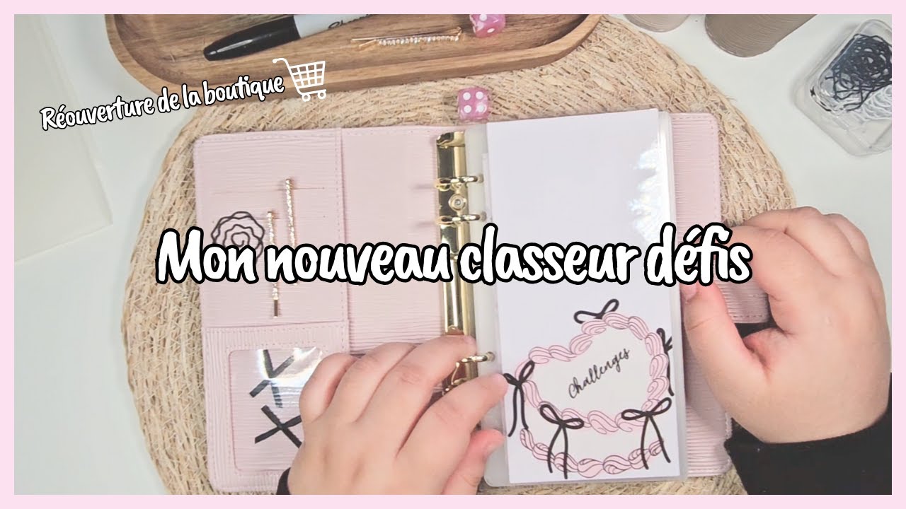 Système des enveloppes: mon nouveau classeur défis | Blush Budget
