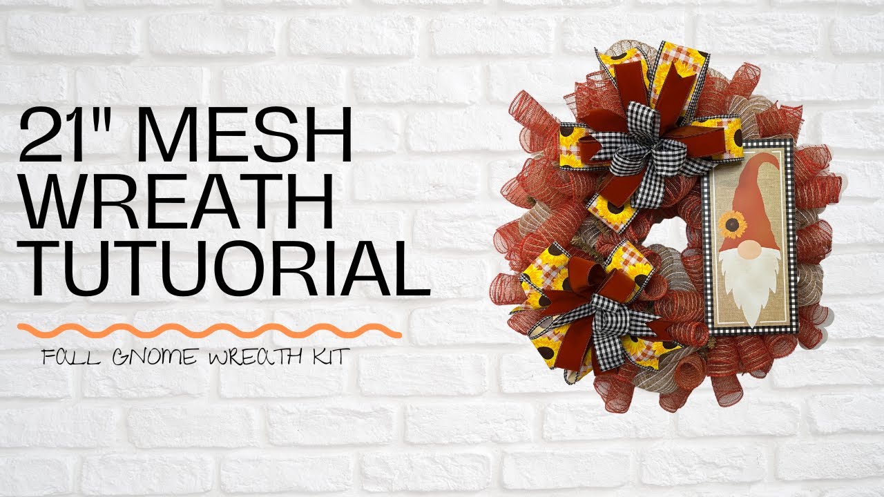 Youtube Mesh Wreath Tutorial – How To Make A Wreath – FZPY