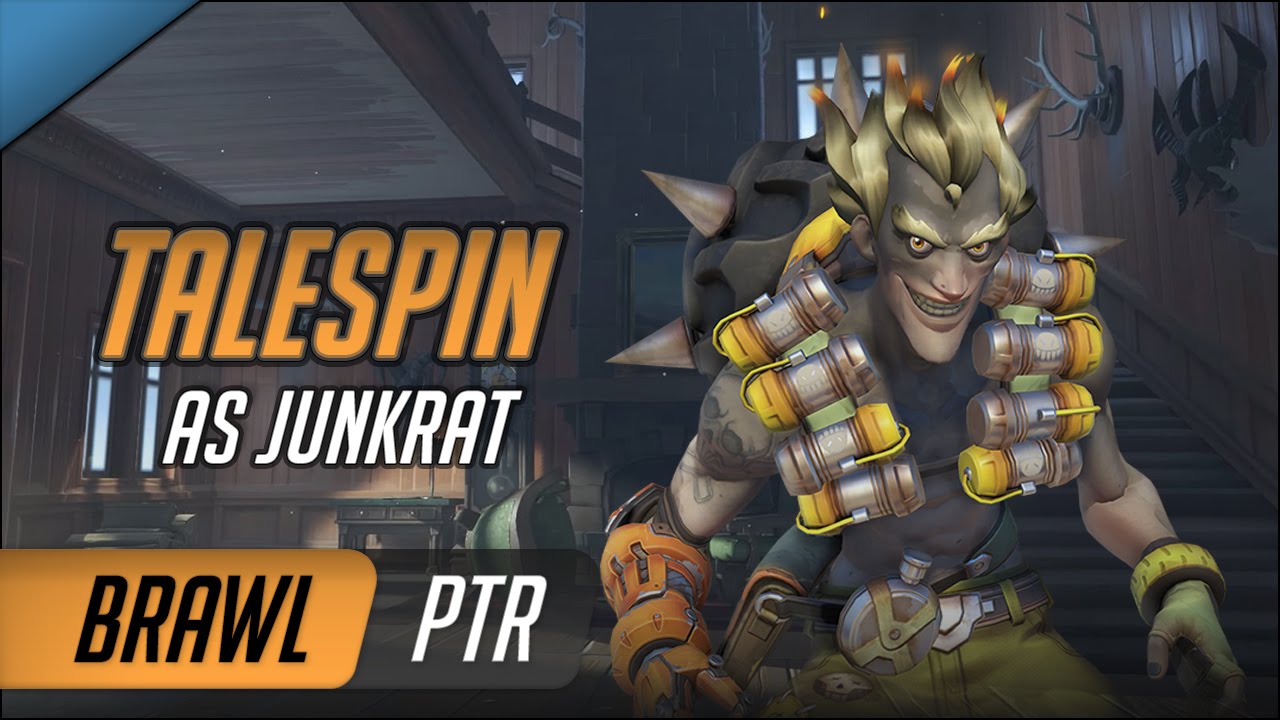 [BRAWL] Envyus Talespin as Junkrat on Eichenwalde Defend PTR
