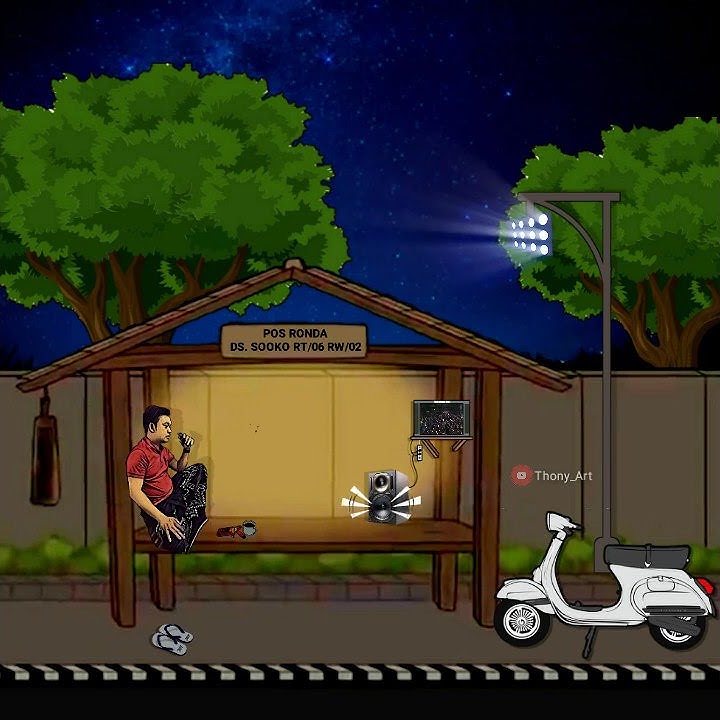Story WA keren animasi 2020 di pos ronda dengerin New pallapa