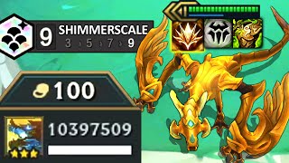 10 MILLION DMG Idas | via Crown Of Champion ⭐⭐⭐ 9 Shimmerscale | TFT Set 7: Dragonlands