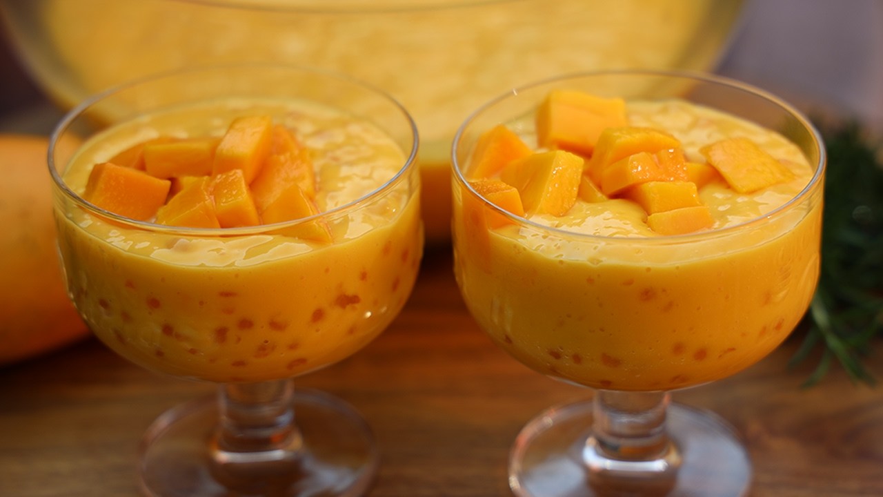 Este POSTRE de MANGO con COCO Sorprende a Todos | Fácil y Exquisito