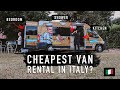 CHEAPEST CAMPERVAN RENTAL IN ITALY? Full Van Tour of Indie Campers Active Van