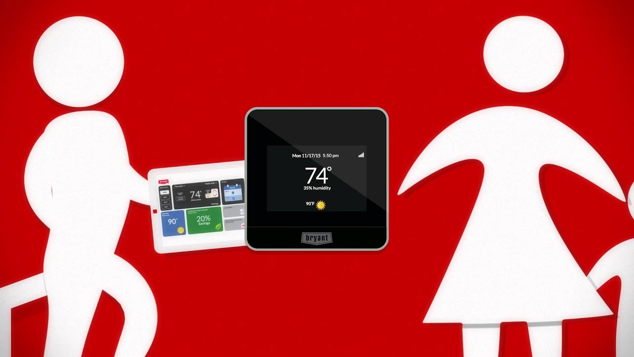 The Bryant® Housewise™ Wi-Fi® thermostat - YouTube