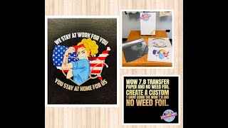 Creating a custom T-shirt using the WOW 7.8 and NO WEED FOIL!! screenshot 4