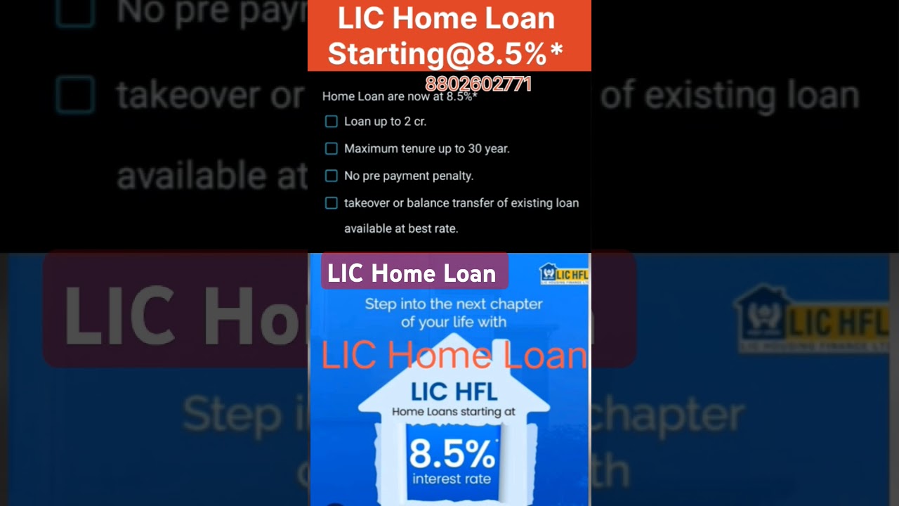 LiC home loan @Best Rate 