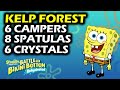 Kelp Forest Walkthrough: All Campers, Golden Spatulas & Crystal Locations | Spongebob Collectibles