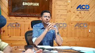 To review and discuss the development of telecom infrastructure under Jammu &amp; Kashmir 