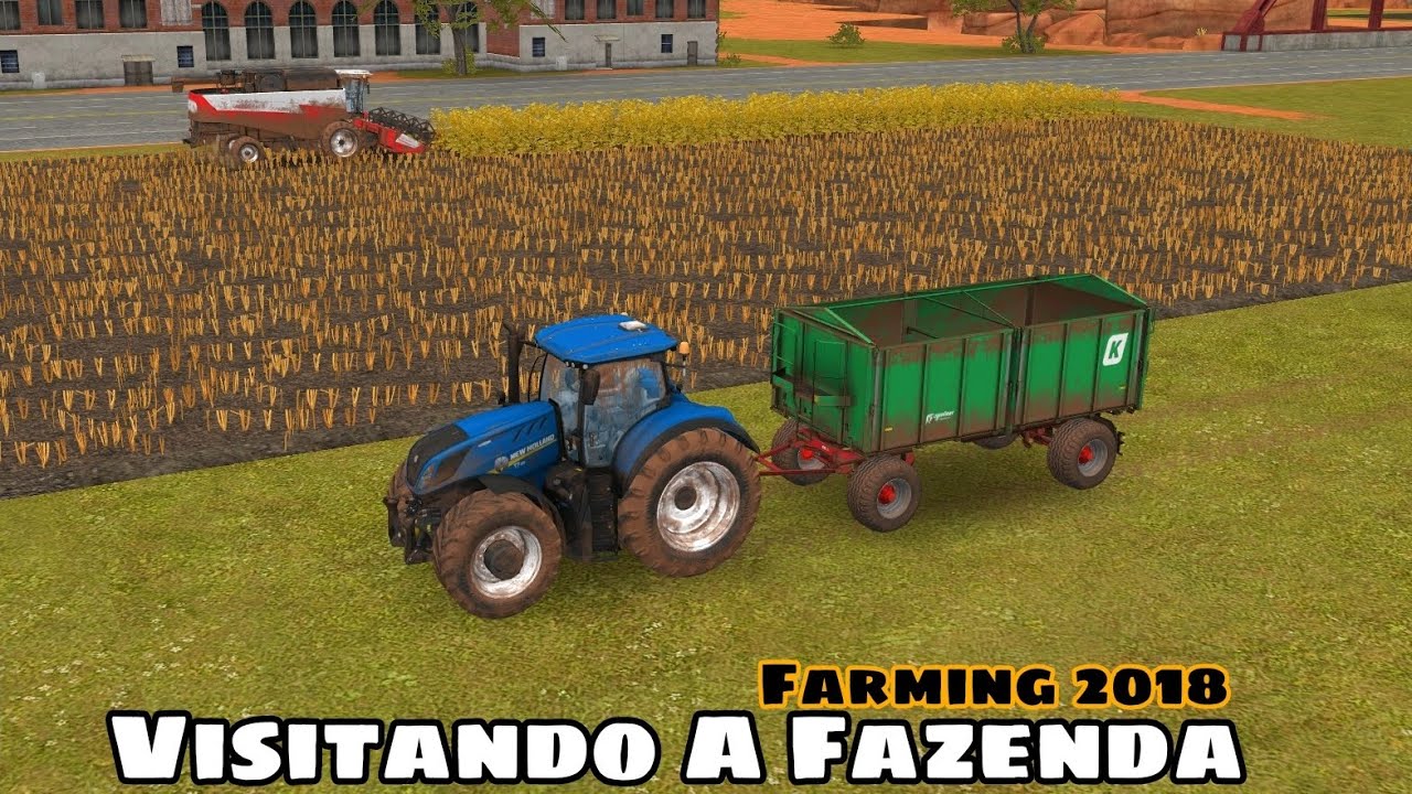 Farming 18 - Uma Visita Inesperada Na Fazenda!