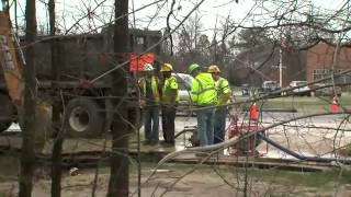 Water main break closes part of in Route 1 in Alexandria