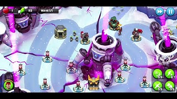 Alien Creeps lvl 26 ⭐⭐⭐⭐⭐ Flak (No items / mods / tesla coil) Midnight Ridge 5 stars Spec ops