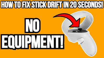 How To FIX Oculus Stick DRIFT In 20 Seconds FOR FREE! #Shorts