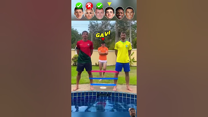 Güler VS Lehmann VS Kroos VS Gavi VS Vini VS Ronaldo | Water Jump Challenge