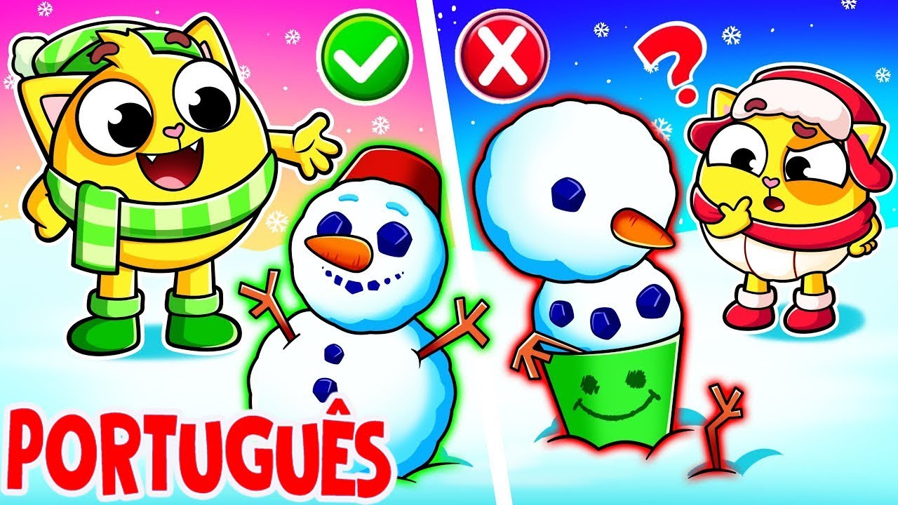 Faça a Canção do Boneco de Neve 🎄⛄️ | Músicas Divertidas para Crianças 😻🐨🐰🦁 do Baby Zoo