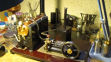 Stuart model steam setup. 501 boiler and s50 mill engine.