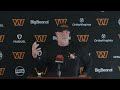 HC Dan Quinn Speaks To The Media Before The First Day Of Pads | Washington Commanders